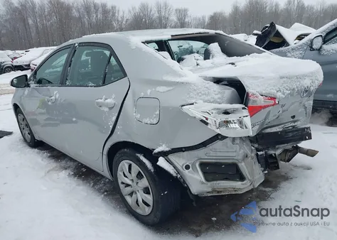 2015 Toyota Corolla Le из США, поврежденный, VIN 2T1BURHE6FC379974